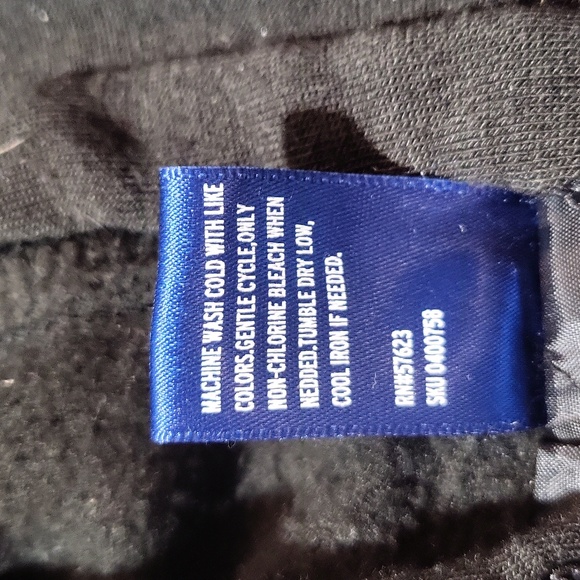 HIGHLAND OUTFITTERS Black Gray Flannel Quilted Interior Hooded Shacket w/Pockets - Picture 5 of 10